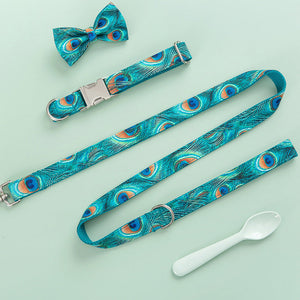 Elevate Your Pet's Style with Our Pet Leash Dog Bow Set!