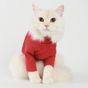 Elevate Your Pet's Style with the Label Turtleneck Red