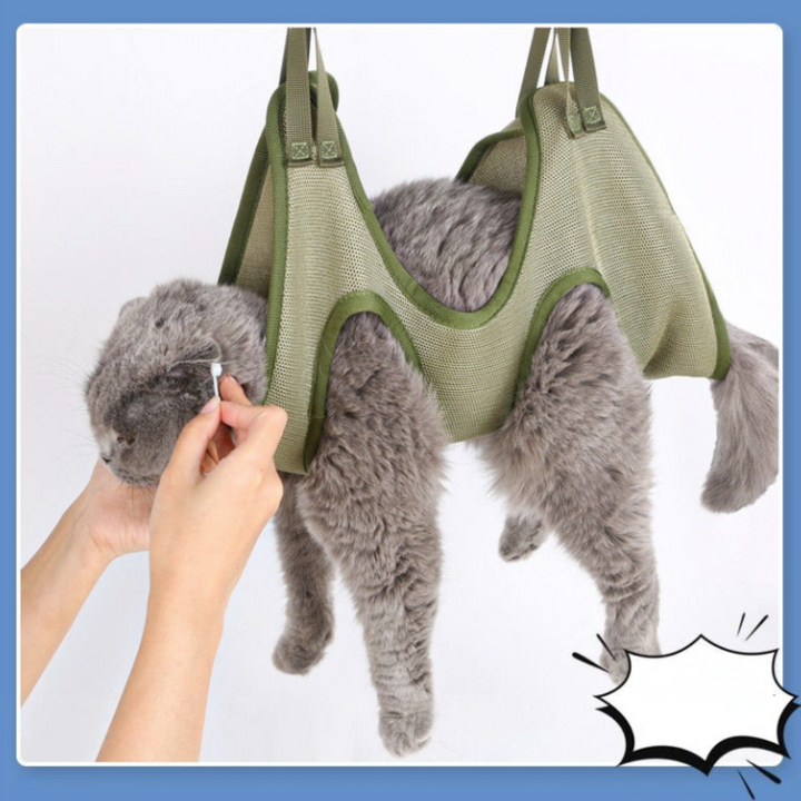 Transform Grooming Time with Our Cat Grooming Restraint Bag with Hammock!