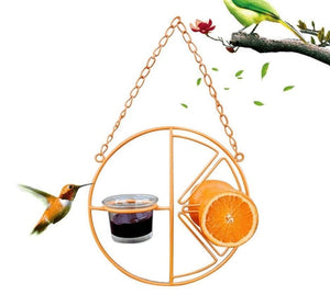 Transform Your Garden with the Deluxe Metal Swing Bird Feeder!