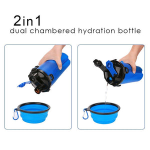 The Ultimate 2 in 1 Dog Drinking Water Bottle Toy for Adventurous Pet Owners