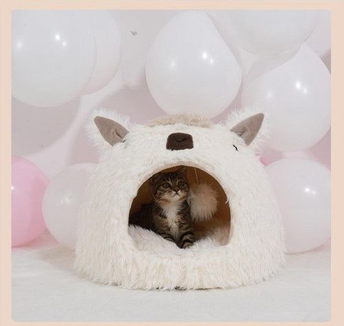 Luxury Alpaca Plush Pet Bed
