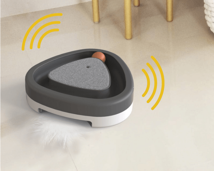 Interactive Electric Cat Toy With Feather