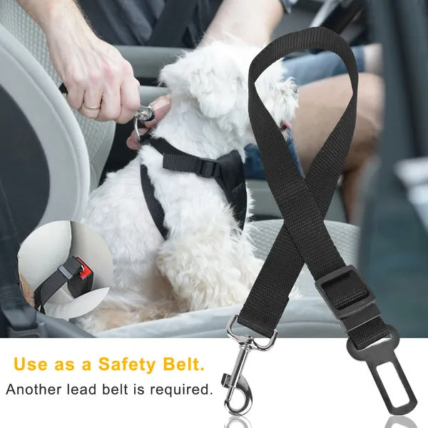 2Pcs Pet Dog Seat Belt Leash