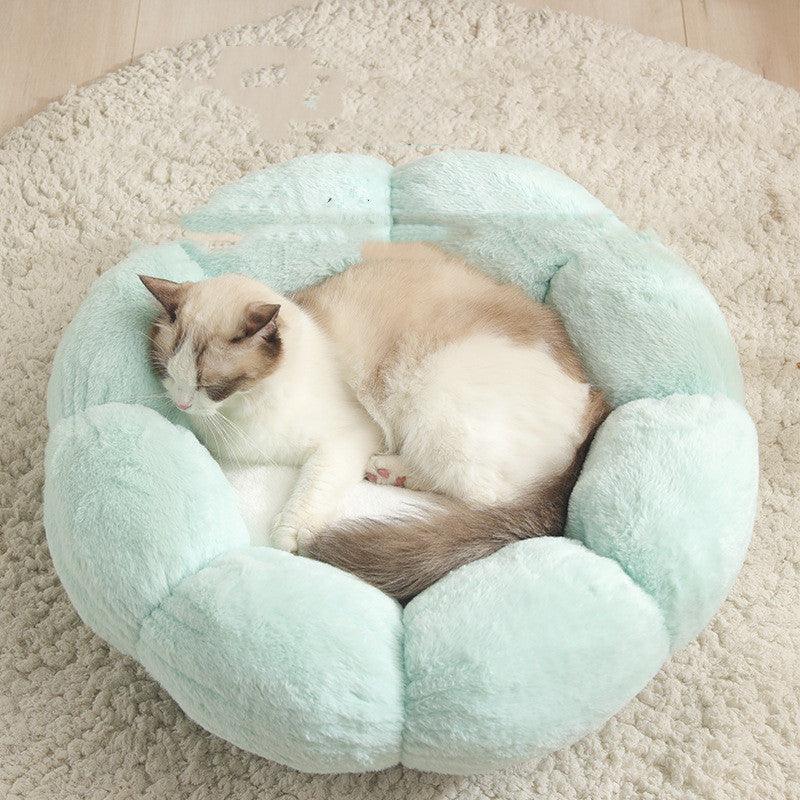 Floral Haven Pet Bed