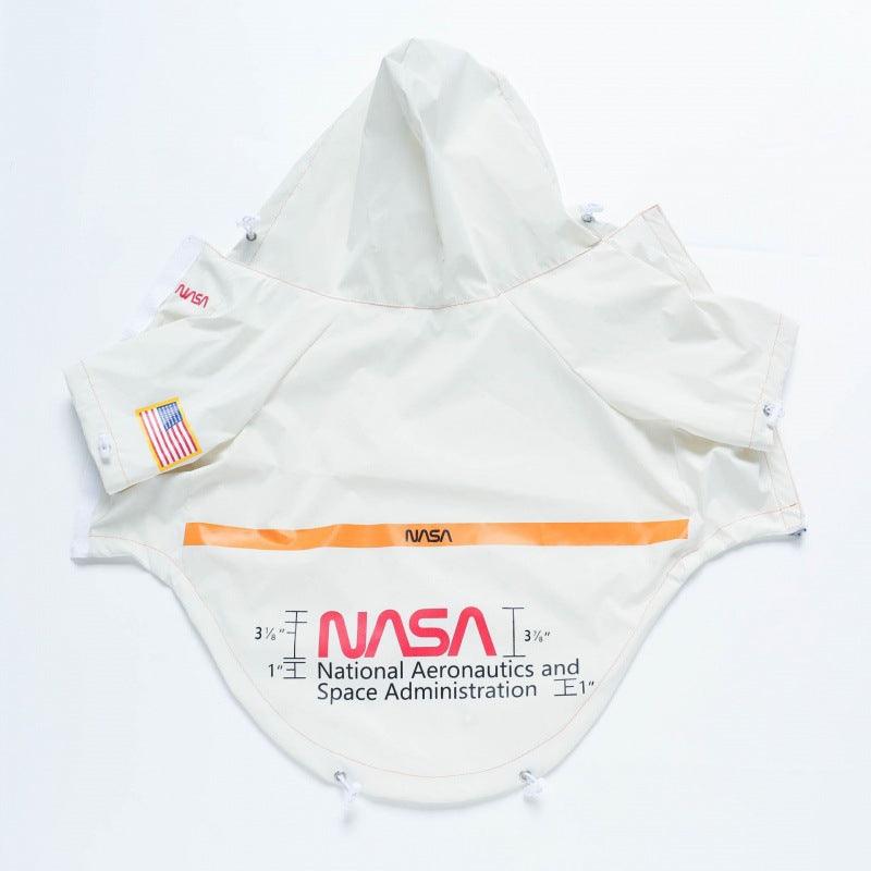 Reflective Space Suit Pet Raincoat