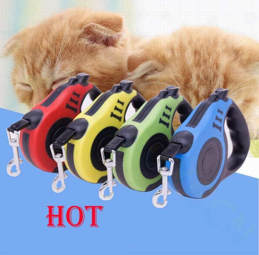 Retractable Dog Leash Pet Collar