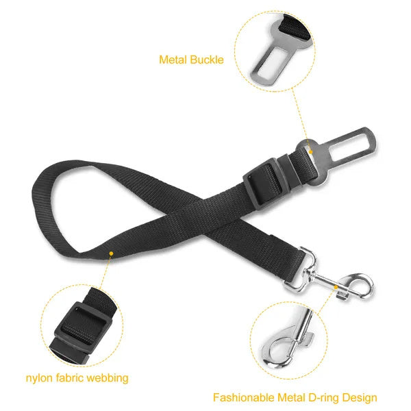 2Pcs Pet Dog Seat Belt Leash