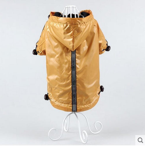 Hooded Pet Raincoat Waterproof And Warm