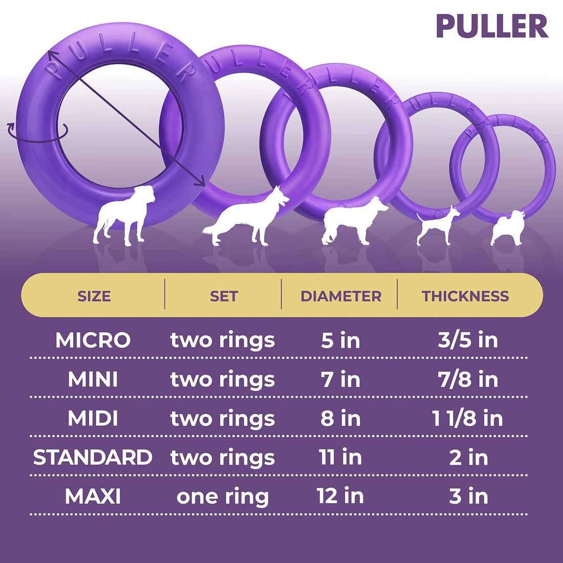 Puller Outdoor Dog Ring Toys