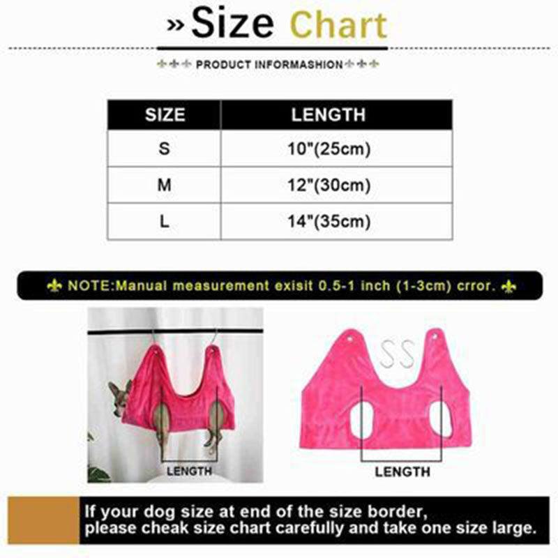 Pet Dog Cat Grooming Hammock