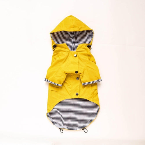 Classic British Style Dog Raincoat
