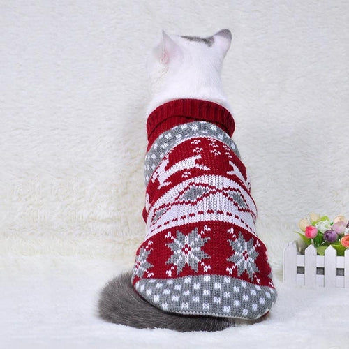 Cozy Christmas Pet Sweater