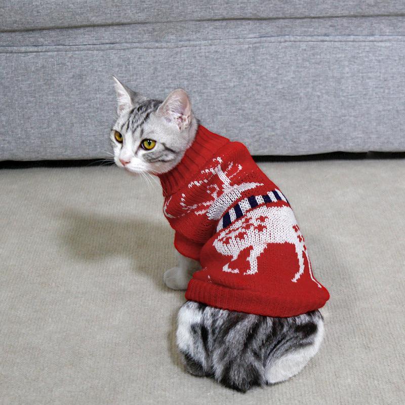 Cozy Christmas Pet Sweater