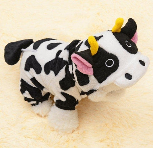 Cozy Cow Pet Costume Sweater