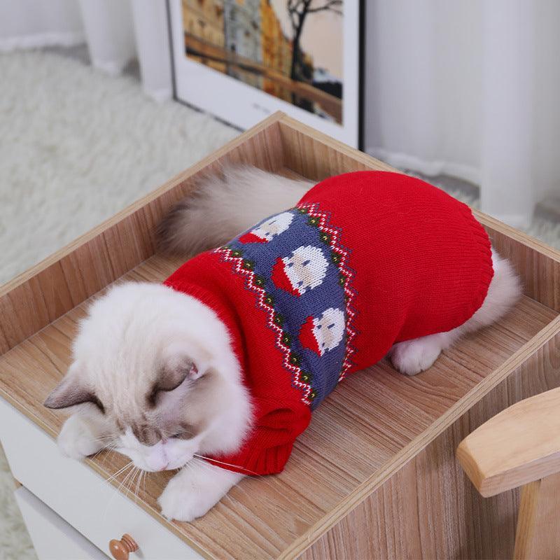 Cozy Festive Pet Sweater