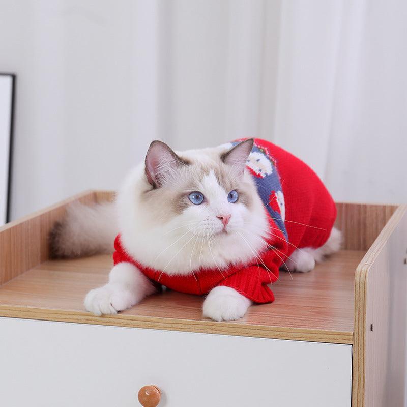 Cozy Festive Pet Sweater