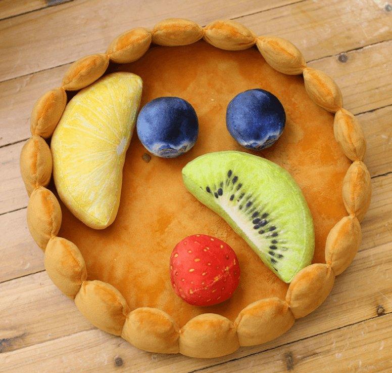 Cozy Fruit Tart Pet Bed