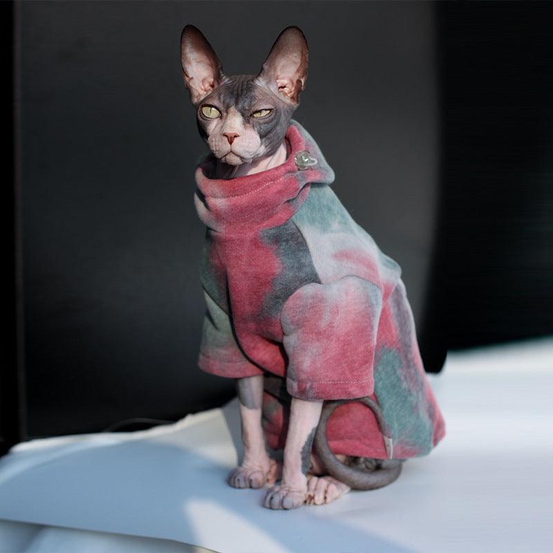 Pet Tie-Dye Hooded Sweater