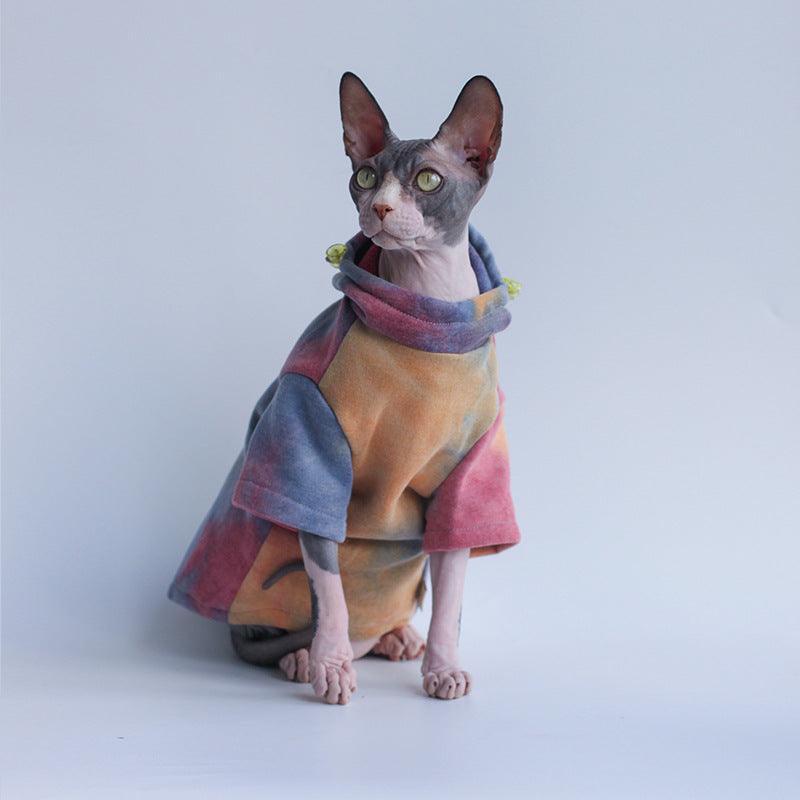 Pet Tie-Dye Hooded Sweater