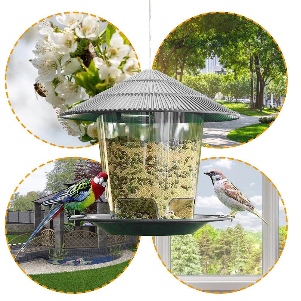 Deluxe Hanging Metal Bird Feeder