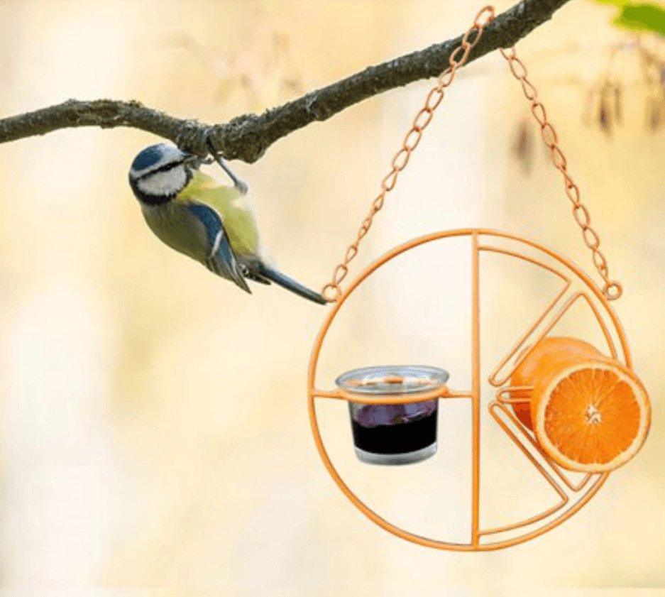 Deluxe Metal Swing Bird Feeder
