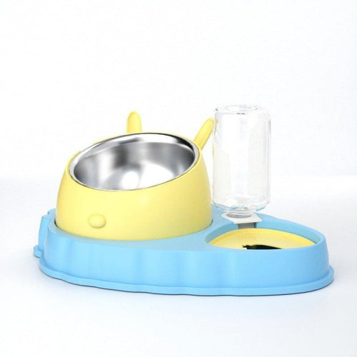 Double Pet Feeding Tool Tilt