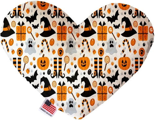 Halloween Pet Plush Heart or Bone Toy