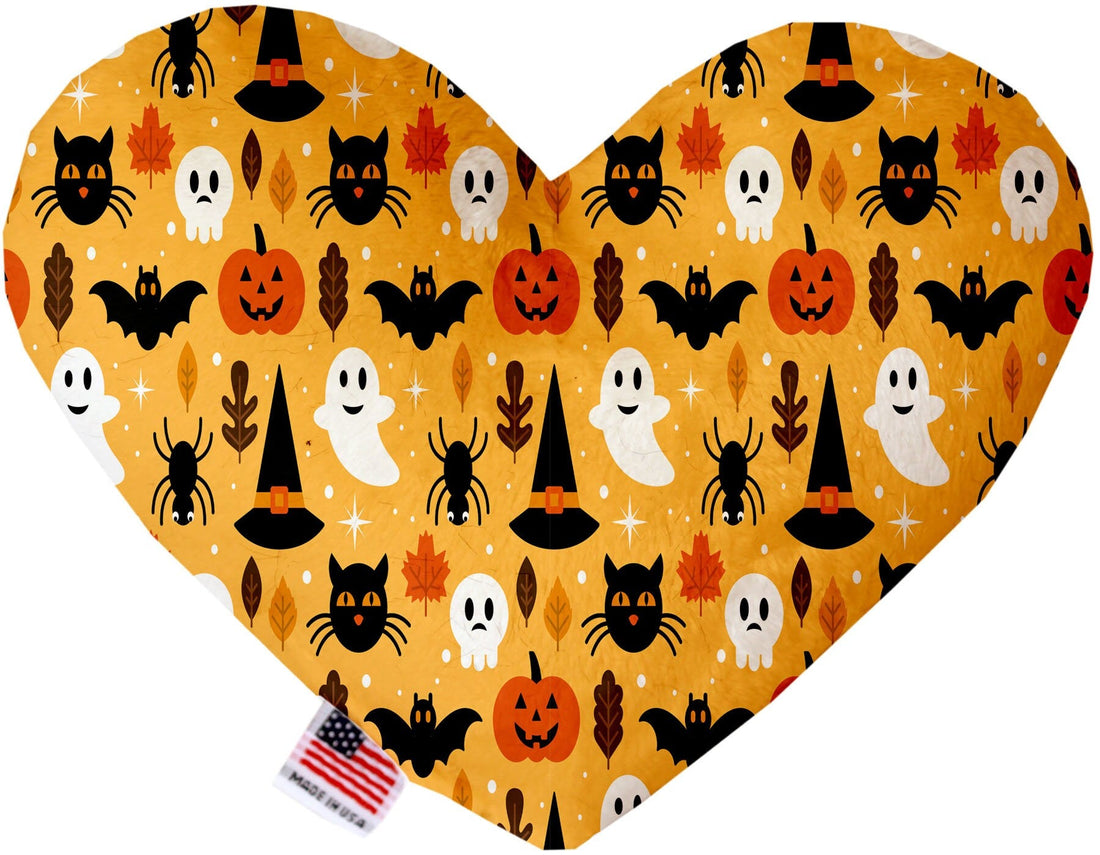 Halloween Pet Plush Heart or Bone Toy