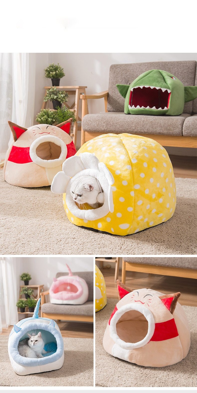 Pet Unicorn Shape Kennel