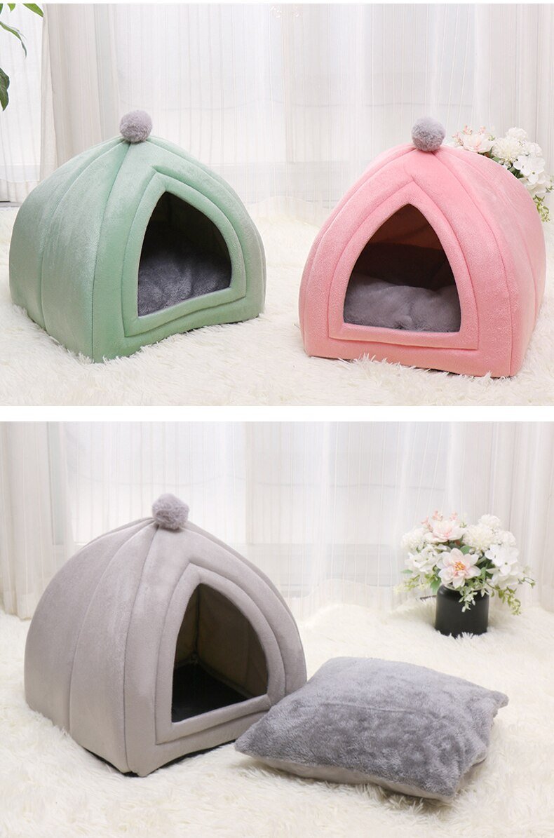 Foldable Pet Tent House Kennel