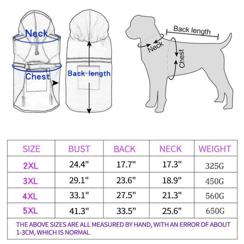 Pet Rain Coat Waterproof